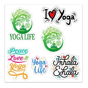 "CUSTOMCUT" Clear 6" x 8" Full Color Removeable Kiss-Cut Sticker Sheet – 6 Mil